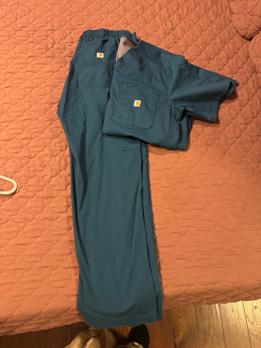 Carhartt Teal Work Scrub Set